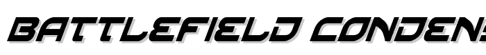 Battlefield Condensed Italic font